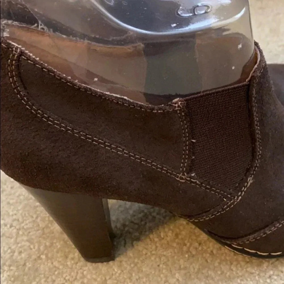 Sofft Comfort Bootie Wooden Heel Leather 8.5 - Picture 5 of 10